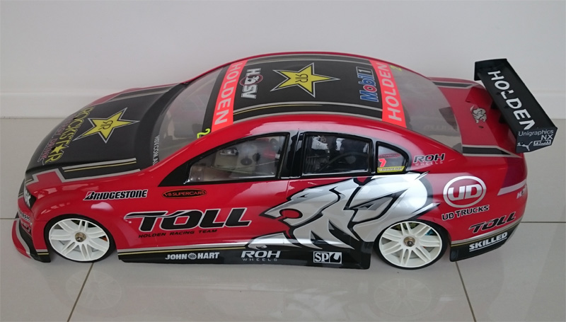 holden rc car shells